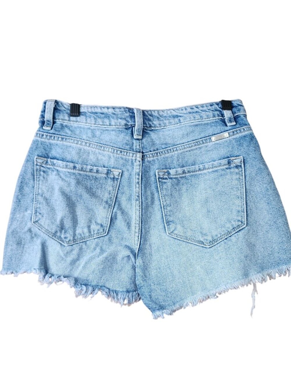 Kan Can Distressed denim Jean Shorts Womens Size M - Picture 2 of 4